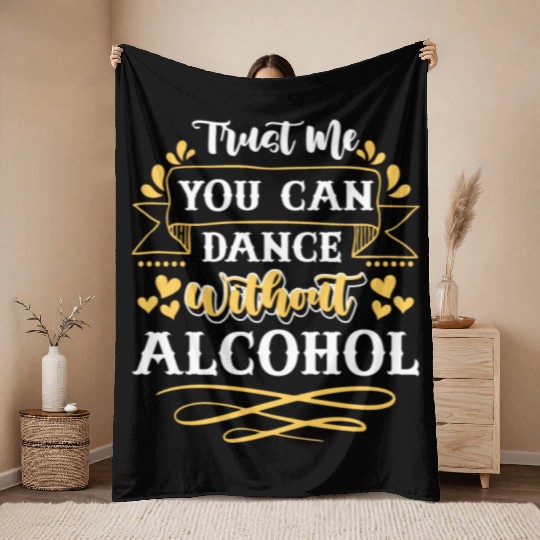 Alcohol Alcoholic Beer Belly End Throw Blankets