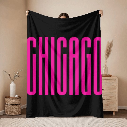 chicago pride Throw Blankets