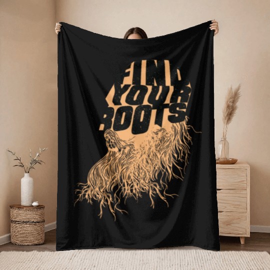 Bearded beard men quote Bearded beard men quote in Throw Blankets