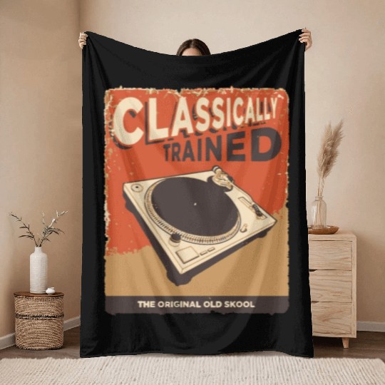 Classically Trained Throw Blankets