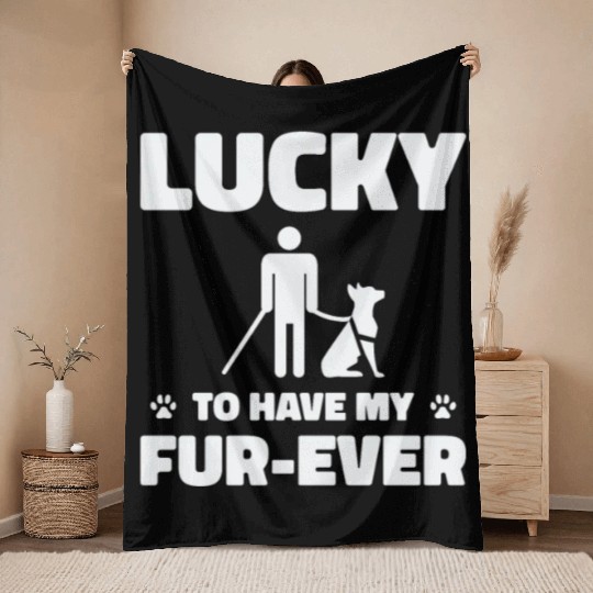 Braille Blind Blindness Awareness Visually Throw Blankets