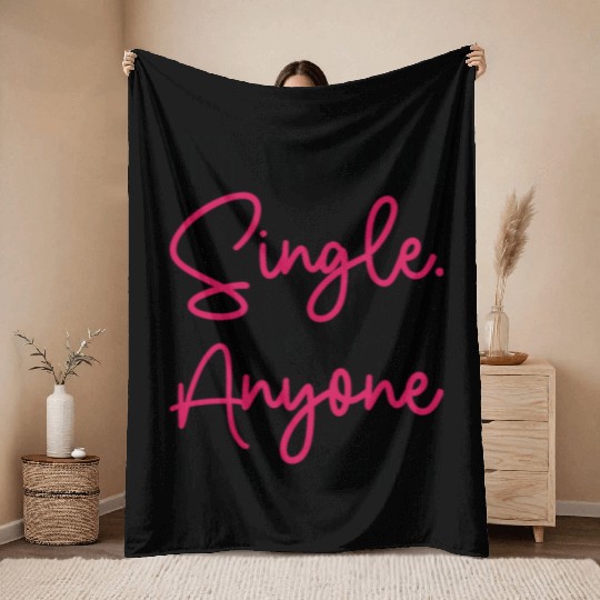 Single Status Independent Relationship Single Throw Blankets