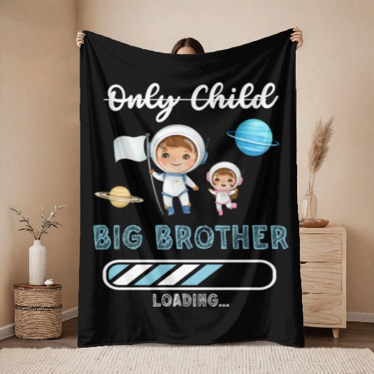 Big brother space astronaut 2023 Throw Blankets