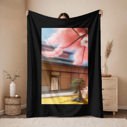 Houses can be Modern and Classic Throw Blankets