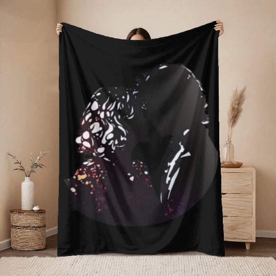 Sweet Couple's Warm Embrace, Valentine's Gift, Throw Blankets