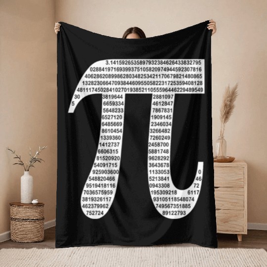 Celebration Pi Day Throw Blankets
