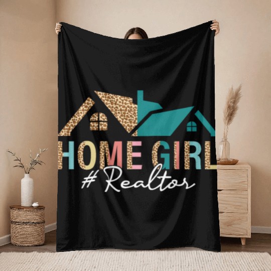 Real Estate Agent Real Estate Life For Women Closi Throw Blankets
