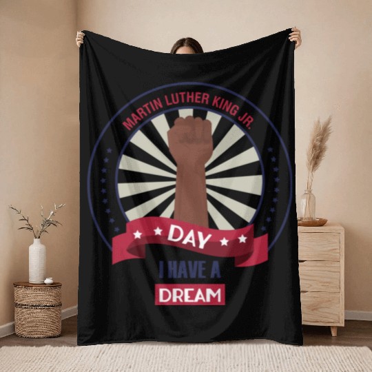 Martin Luther King Jr. Day Throw Blankets