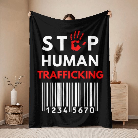 Human Trafficking Awareness End It Not For Sale St Throw Blankets