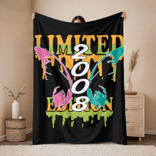 2008 Born Limited Edition Butterfly Gift Throw Blankets