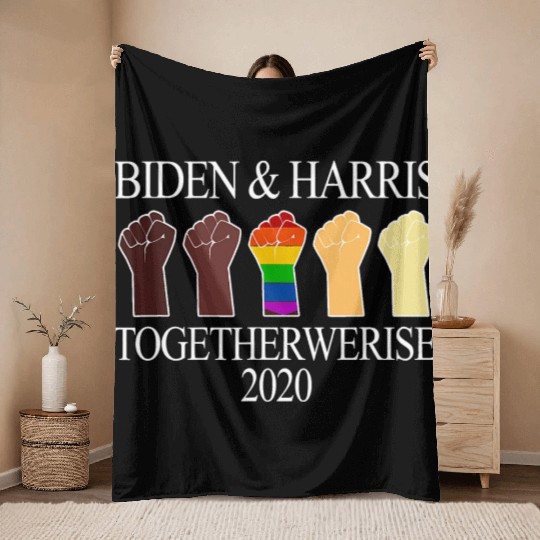Joe Biden Kamala Harris 2020 Throw Blankets