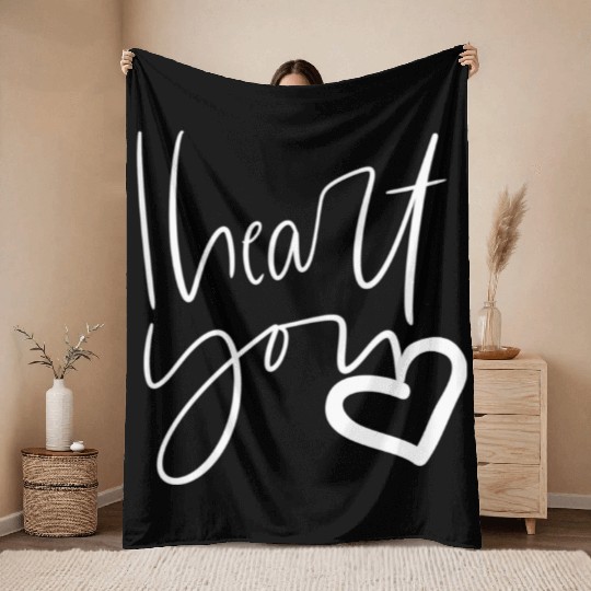 I love you Throw Blankets