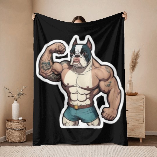 Dog lover Throw Blankets