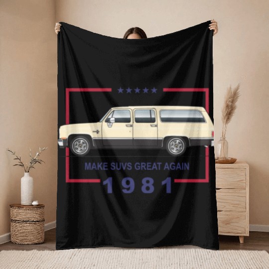 make Santa Fe Tan Throw Blankets