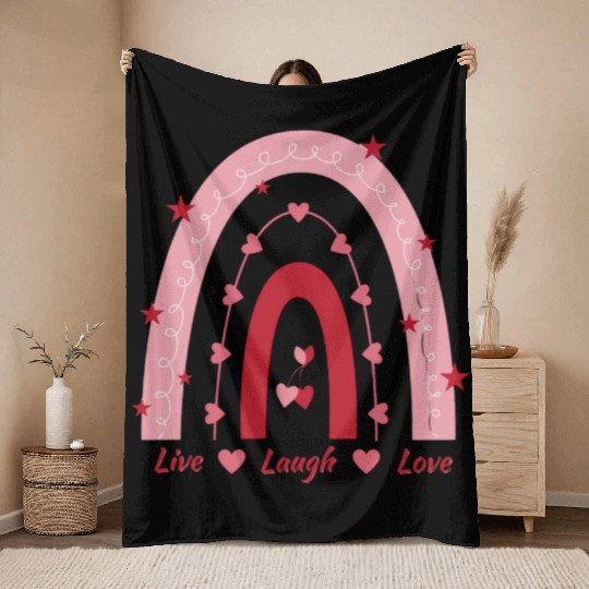 HAPPY VALENTINE DAY❤❤ Throw Blankets