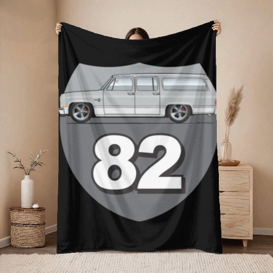 82 Light Silver Throw Blankets