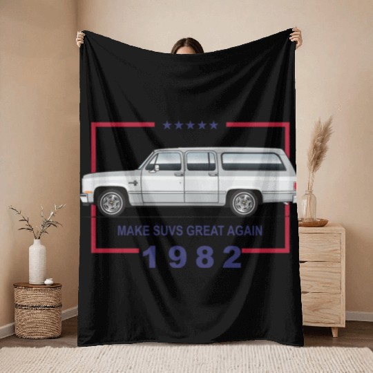 MAKE Light Silver Throw Blankets