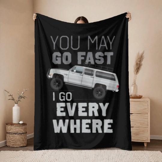 YOU MAY Light Silver Throw Blankets