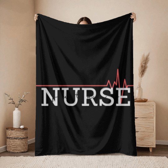 Future Nurse Throw Blankets