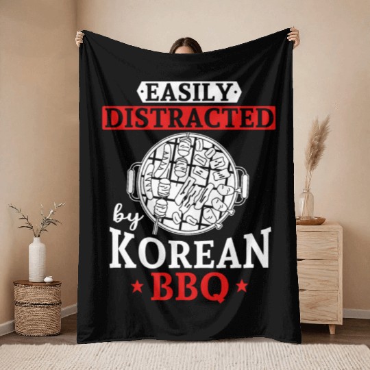 Korean BBQ, Korean Throw Blankets