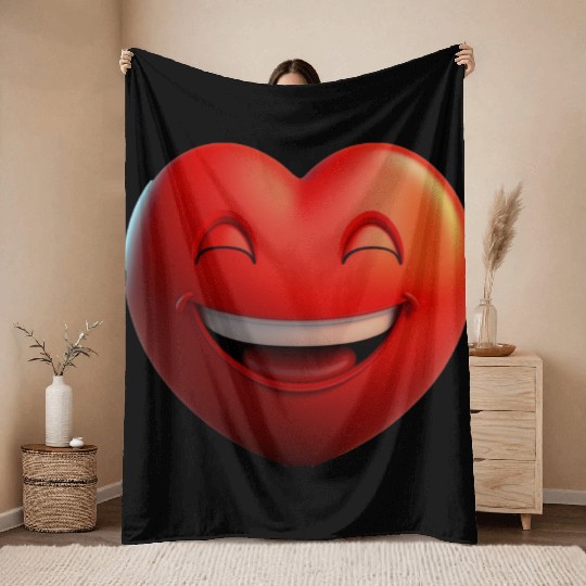 Valentines day love Throw Blankets design.