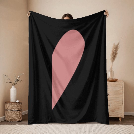 Valentines Day Couple Throw Blankets Matching Joining