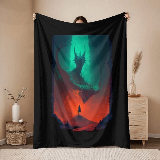 Lonely Journey Throw Blankets