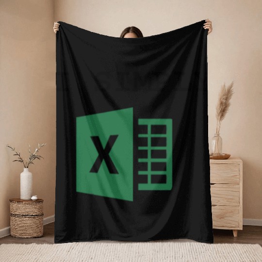 I Simply Excel Funny Accountant Spreadsheets Throw Blankets