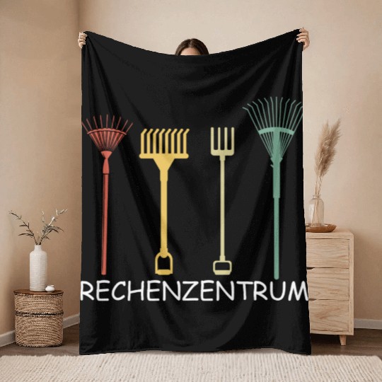 data center funny computer computer EDP server Throw Blankets