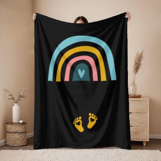 My Mama Braved The Storm to Be Blessed With Me Throw Blankets