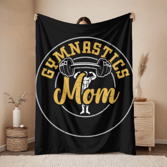 Gymnastics Mom - Gym Throw Blankets
