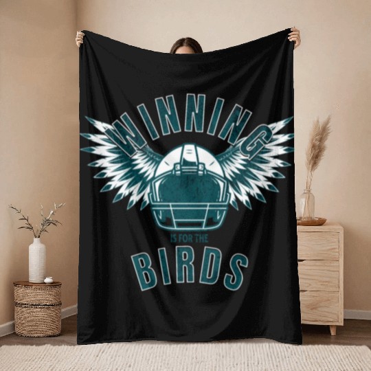 Vintage Philadelphia FLY EAGLES FLY Throw Blankets