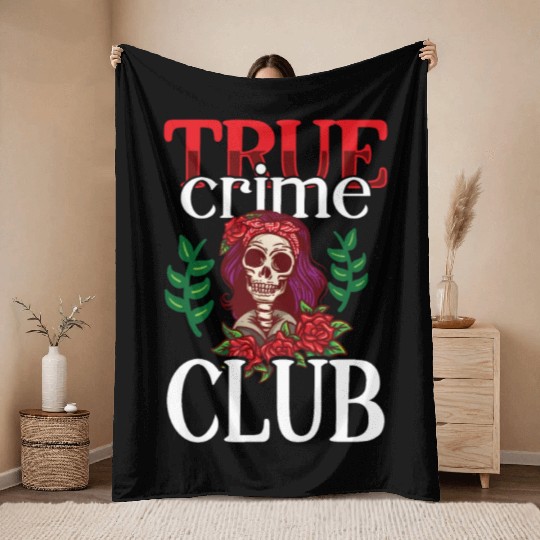 True Crime Murder Spy Crime Interest Gift Idea Throw Blankets