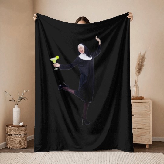 sister mary margarita Throw Blankets