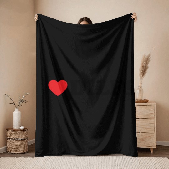 I Love Dilfs I Heart Dilfs Throw Blankets