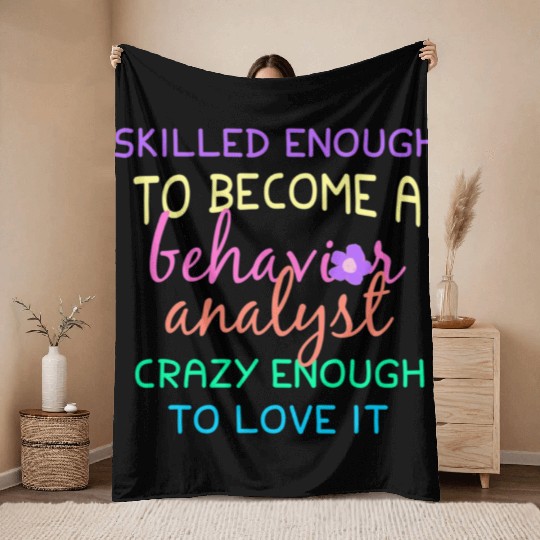 Behavior Analyst Graduate Throw Blankets