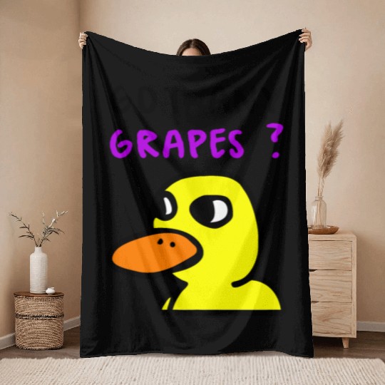 The Duck Song Got Any Grapes 8 Throw Blankets