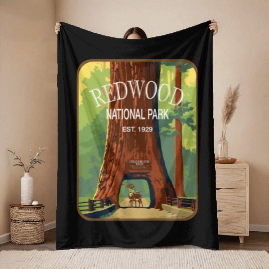 redwood Throw Blankets