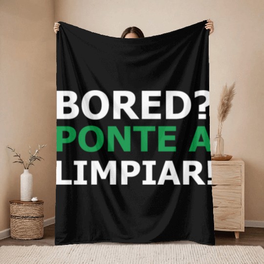 Bored Throw Blankets