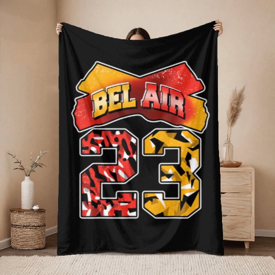 Fresh Air Number 23 Citrus 7s Matching Throw Blankets