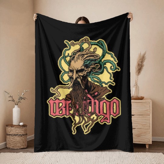 Wendigo Throw Blankets