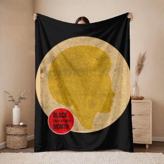 Black history month Women Throw Blankets