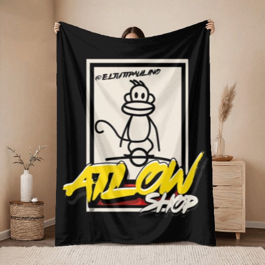 One Wheel Repair Services Atlanta Mechanic Monkey Throw Blankets