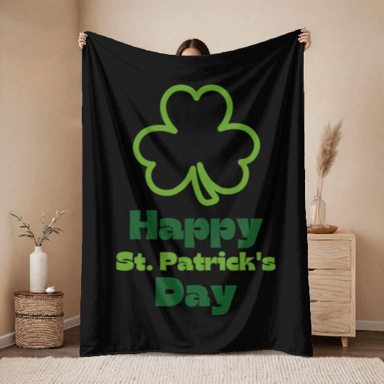 Happy St Patricks Day | Saint Patricks Day Throw Blankets