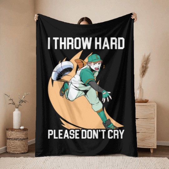Baseball Player Baseball Coach Baseball Pitcher Throw Blankets