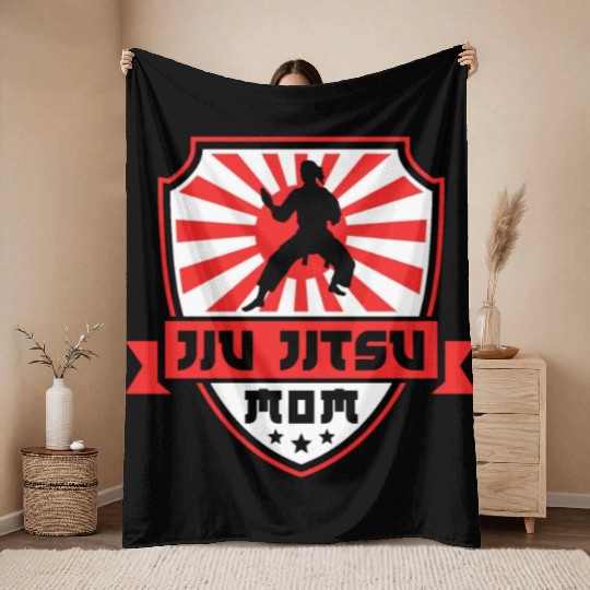 Brazilian Jiu Jitsu MMA Bjj Hugger Throw Blankets