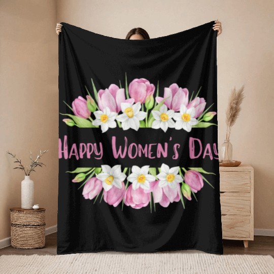 WOMEN'S DAY Throw Blankets