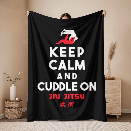 Brazilian Jiu Jitsu MMA Bjj Hugger Throw Blankets