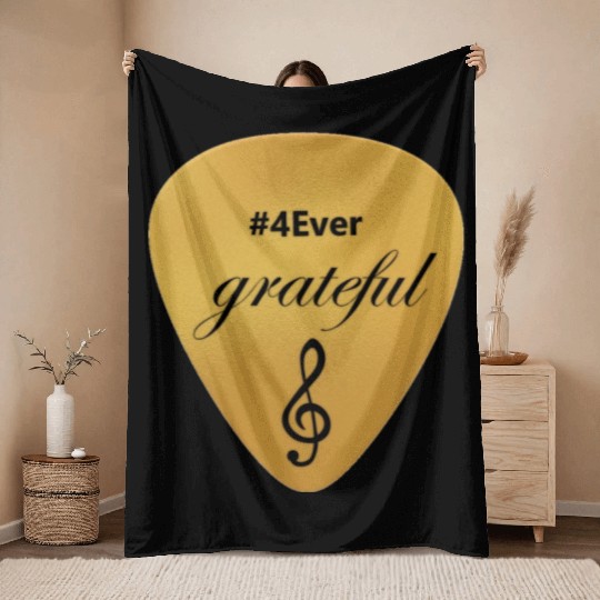 GRATEFUL GUITAR PIC Throw Blankets