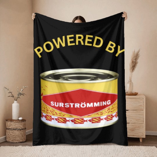 Swedish fermented herring, Swedish Food Throw Blankets